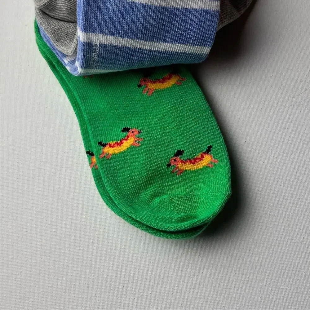 Crewcut Kids Multi-pack Ankle Socks Sz L